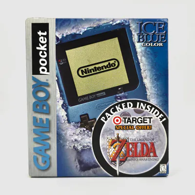Game Boy Pocket Ice Blue - The Legend of Zelda Link's Awakening Pack Target Exclusive - Nintendo