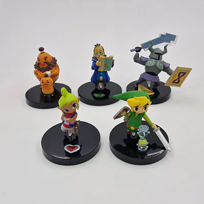 The Legend of Zelda The Phantom Hourglass Tommy - Tomy Figures 2011 (Japan) Complete Set