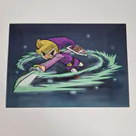 Purple Toon Link - The Legend of Zelda Four Swords Figure - Kintsukuroi Creations - Not licenced - 縮圖 2
