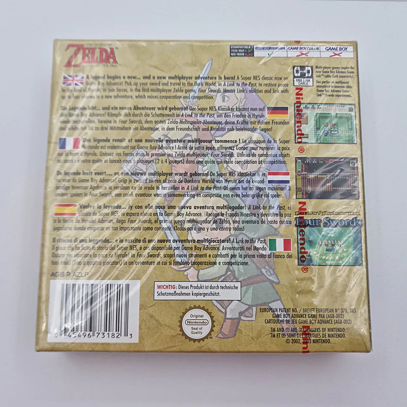 The Legend of Zelda A Link to the Past + Four Swords (Europe) Game Boy Advance, Sealed - 圖片 2/4