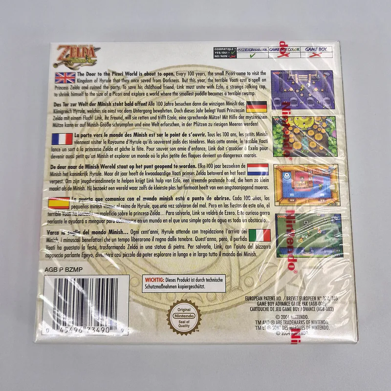 The Legend of Zelda The Minish Cap (Europe) Game Boy Advance, Sealed - 圖片 2/8