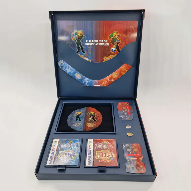 The Legend of Zelda Oracle of Ages & Oracle of Seasons Limited Edition (Europe) Nintendo Game Boy Color Big Box - 圖片 2/18