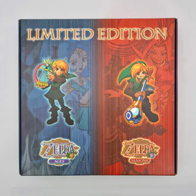 The Legend of Zelda Oracle of Ages & Oracle of Seasons Limited Edition (Europe) Nintendo Game Boy Color Big Box