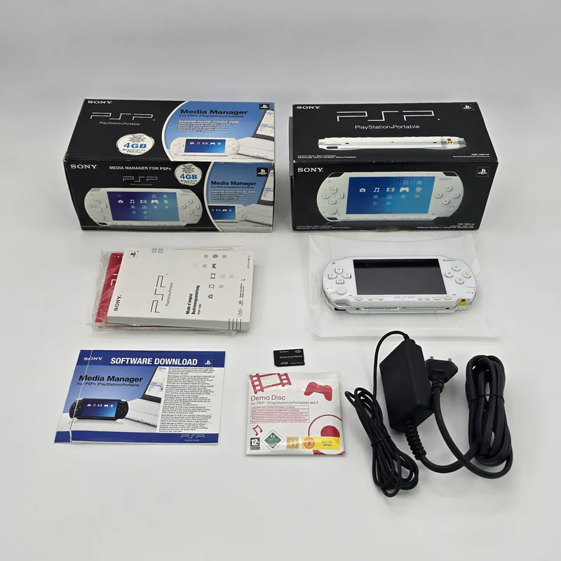 PSP 1004 Ceramic White - Media Manager Pack with 4GB Memory Stick (France) - 圖片 2/7