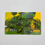 Habbo United States 2005 - Collection Pets, Petal Patch, Golden Elephant & Violet Parasol $10 USD - Habbo.com - 縮圖 1
