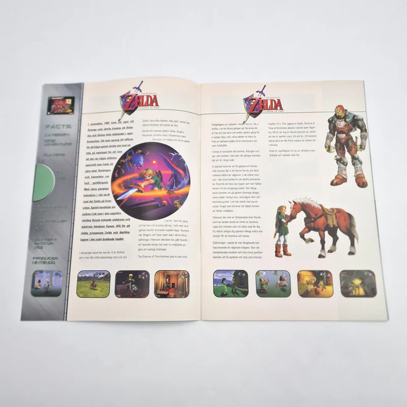 Nintendo 64 Catalog - Bergsala AB 1998 (Sweden) The Legend of Zelda Ocarina of Time Pin - 圖片 2/17