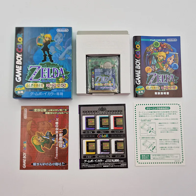 The Legend of Zelda Oracle of Ages (Japan) Game Boy Color - Zelda no Densetsu: Fushigi no Ki no Mi - Jikuu no Shou - 圖片 2/9