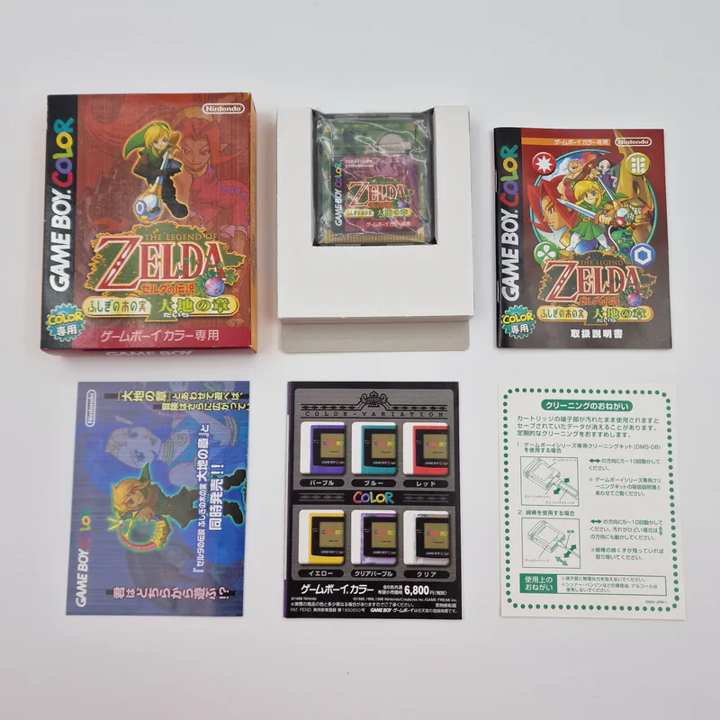 The Legend of Zelda Oracle of Seasons (Japan) Game Boy Color - Zelda no Densetsu: Fushigi no Ki no Mi - Daichi no Shou - Image 2 of 9