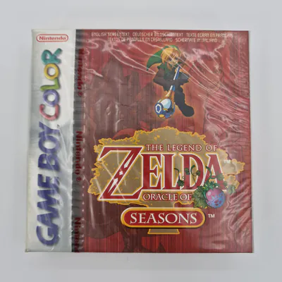 The Legend of Zelda Oracle of Seasons (Europe) 1st Print, Game Boy Color, Sealed
