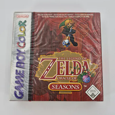 The Legend of Zelda Oracle of Seasons (Europe) 2nd Print, Game Boy Color, Sealed