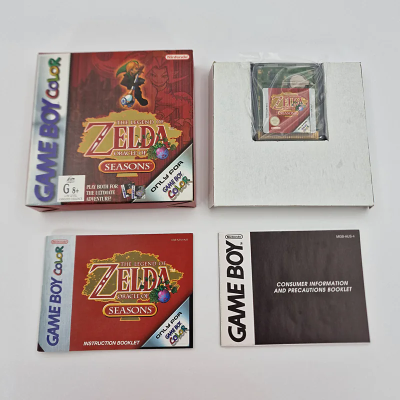 The Legend of Zelda Oracle of Seasons (Australia) 1st Print, Game Boy Color - Bild 2 von 9