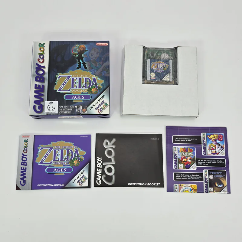 The Legend of Zelda Oracle of Ages (Australia) 1st Print, Game Boy Color - 圖片 2/8