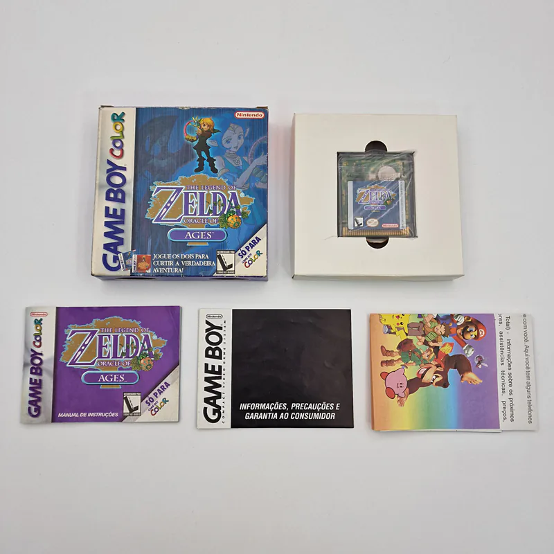 The Legend of Zelda Oracle of Ages (Brazil) Game Boy Color - Gradiente - 圖片 2/8