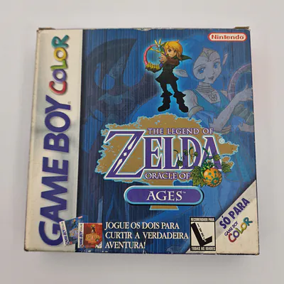 The Legend of Zelda Oracle of Ages (Brazil) Game Boy Color - Gradiente