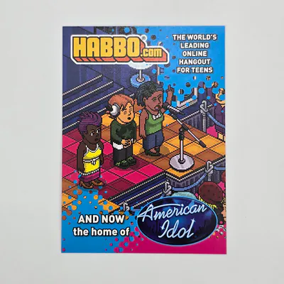 Habbo.com American Idol promotional card 2009 (United States)