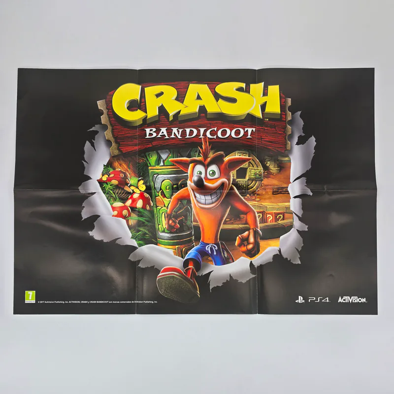 Crash Bandicoot N. Sane Trilogy Poster - Pre Order PlayStation 4 Game Store - 圖片 2/2