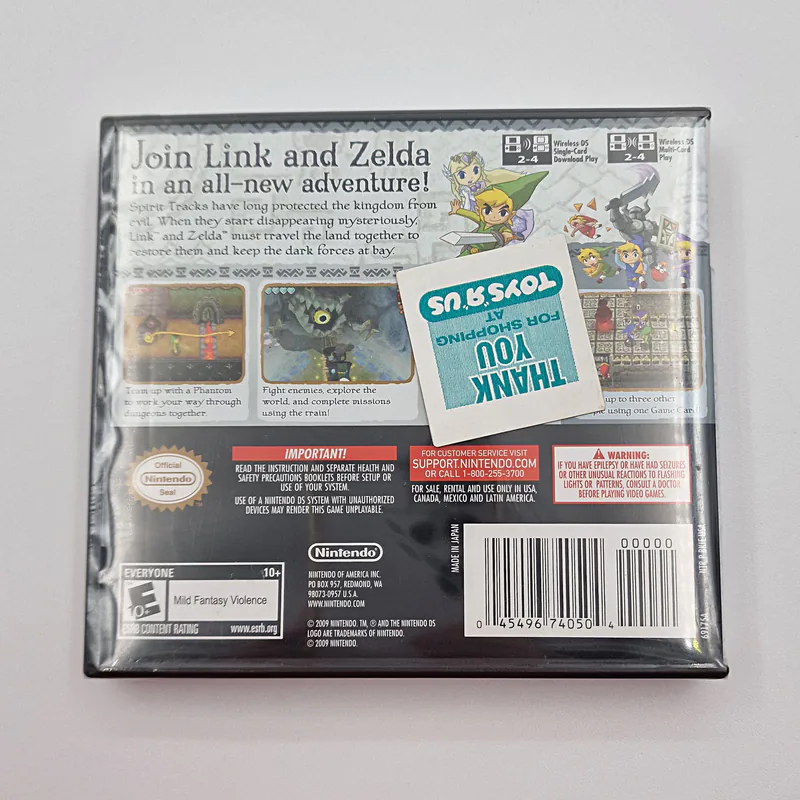 The Legend of Zelda Spirit Tracks (United States) Nintendo DS, Sealed - Image 2 sur 3