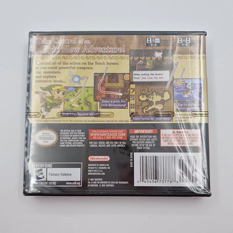 The Legend of Zelda The Phantom Hourglass (Bootleg) Sealed, United States - Image 2 of 3
