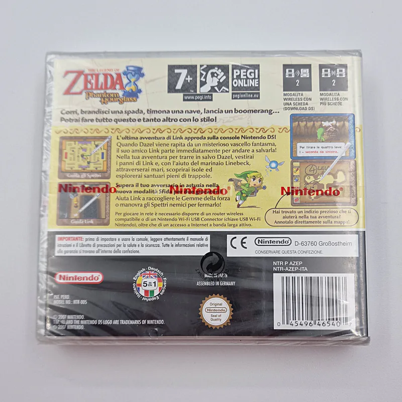 The Legend of Zelda The Phantom Hourglass (Italy) Nintendo DS, Sealed - Image 2 of 3