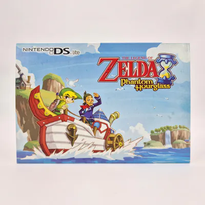 Nintendo DS Lite - The Legend of Zelda The Phantom Hourglass Limited Edition Silver (United Kigndom) 1000 copies