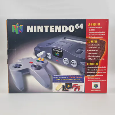 Nintendo 64 Console - Call and Win Conquest: Zelda Ocarina of Time, Donkey Kong Country (Spain)