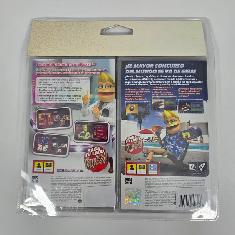 PSP Buzz! Concurso de Bolsillo + Buzz! Cerebros en acción Pack Blister (Spain) - 圖片 2/2