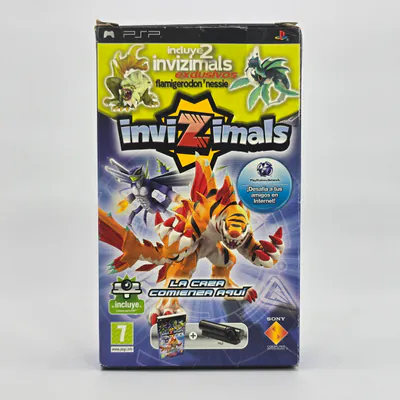 Invizimals + Black Camera Limited Edition with 2 Invizimals: Flamigerodon and Nessie - PSP (Spain)