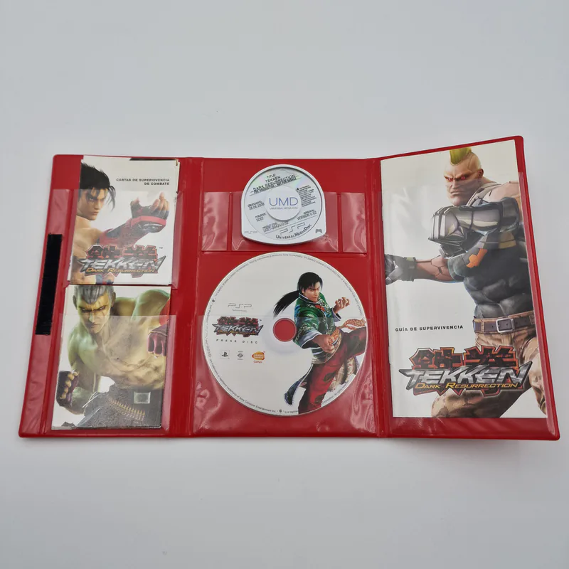 Tekken Dark Resurrection PSP Press Kit with Tekken Cards (Spain) - 圖片 2/8
