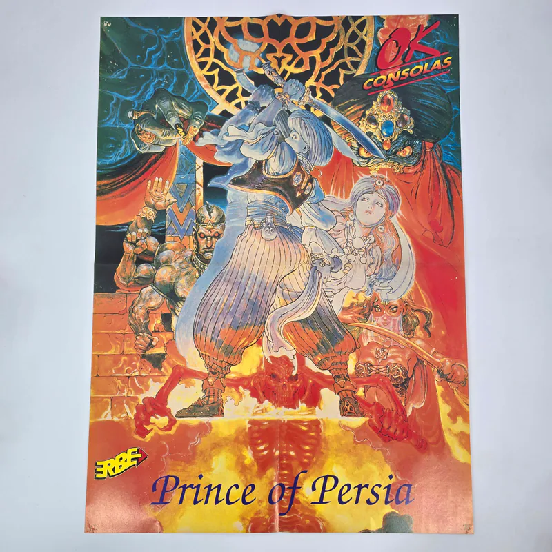 Poster The Legend of Zelda A Link to The Past / Prince of Persia SNES - OkConsolas Erbe 1993 (Spain) - 圖片 2/2