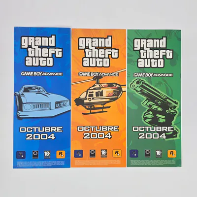 Grand Theft Auto Advance AD - GBA Coming Soon October 2004 (Spain)