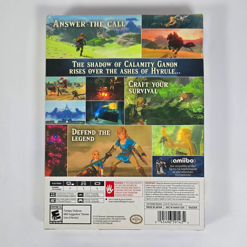 The Legend of Zelda Breath of The Wild - Explorer's Edition (United States) 1st Print, Sealed - 圖片 2/2
