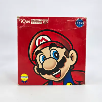 Nintendo iQue Game Boy Advance SP AGS-101 Pearl Pink Super Mario Box (China)