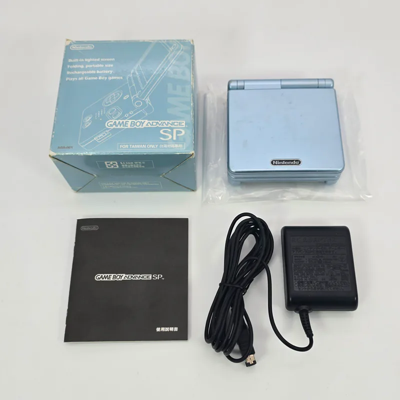 Game Boy Advance SP AGS-001 Pearl Blue (Taiwan) For Taiwan Only Version - 圖片 2/6