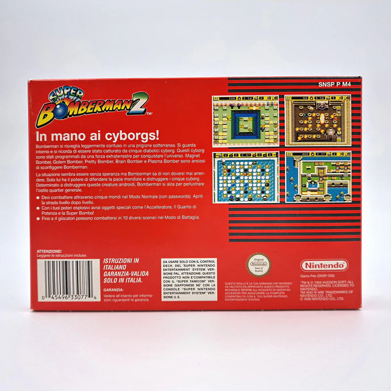 Super Bomberman 2 Nintendo Classics Series (Italy) SNES, GiG - 圖片 2/7