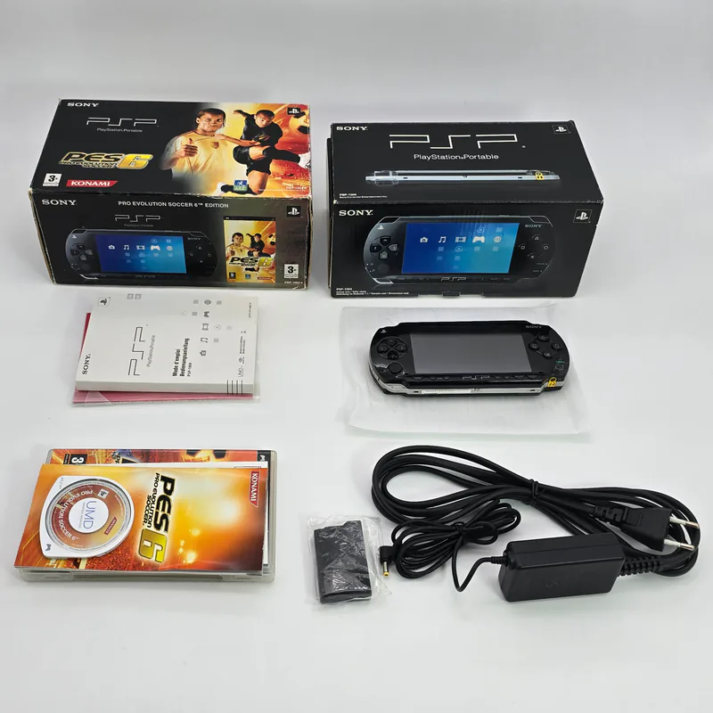 PSP 1004 Black - Pro Evolution Soccer 6 - PES 6 Edition (France) - 圖片 2/7