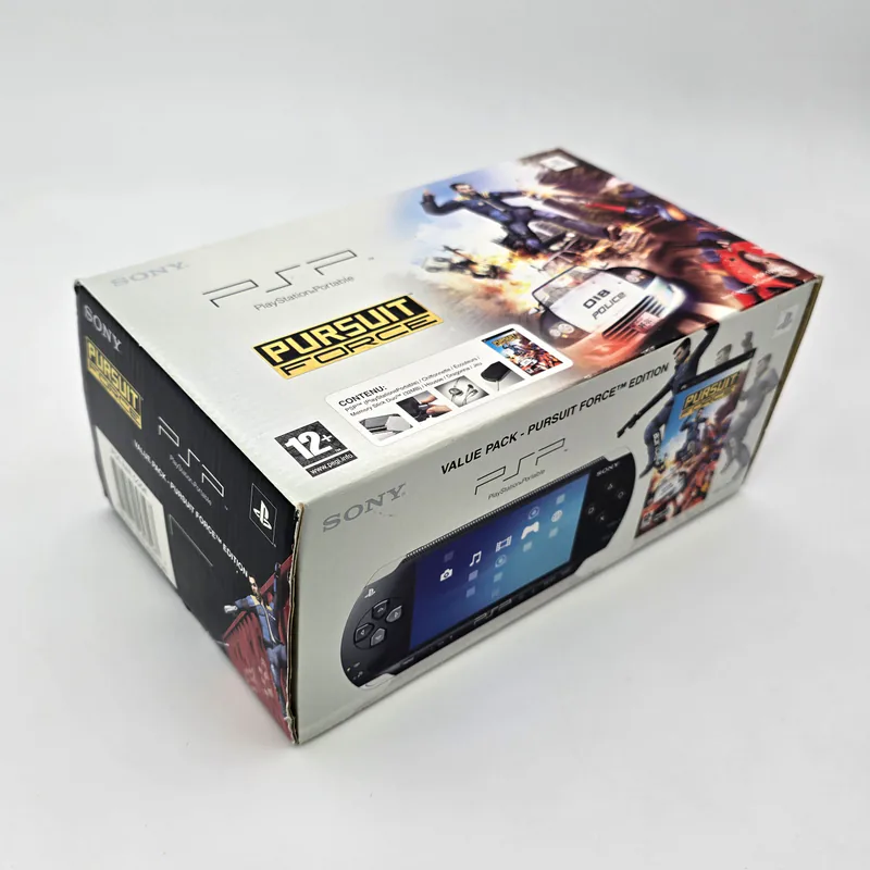 PSP 1004 Black Value Pack - Pursuit Force Edition (France) - 圖片 2/5