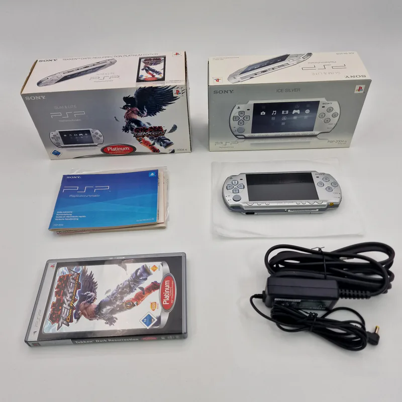 PSP 2004 Ice Silver - Tekken Dark Resurrection Platinum Edition (Germany) - 圖片 2/5
