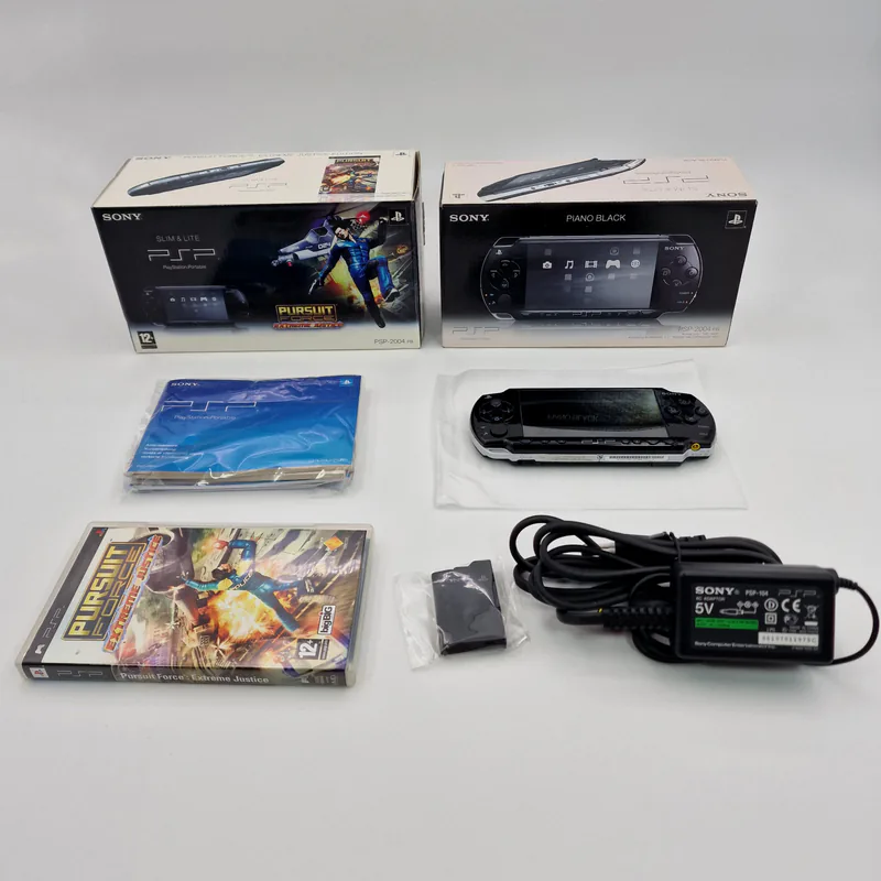 PSP 2004 Piano Black - Pursuit Force Extreme Justice (Spain) - 圖片 2/6