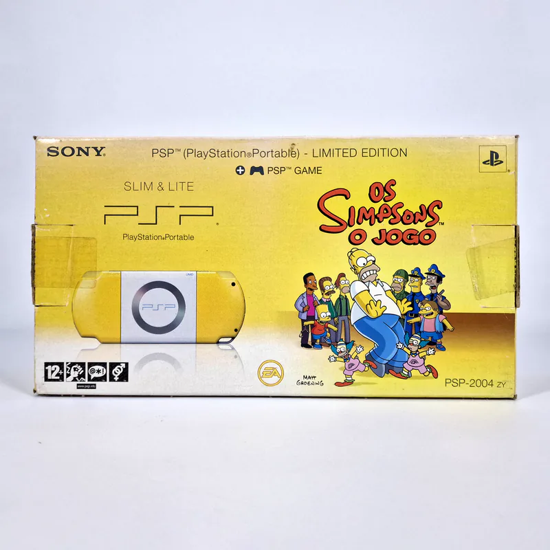 PSP 2004 Yellow Limited Edition - Os Simpsons O Jogo (Portugal) - Image 2 sur 4