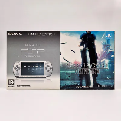 PSP 2004 Ice Silver - Final Fantasy VII Crisis Core Limited Edition (Europe)