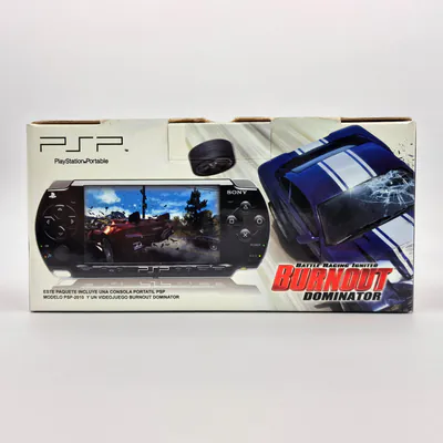 PSP 2010 Piano Black - Burnout Dominator Edition (Mexico)
