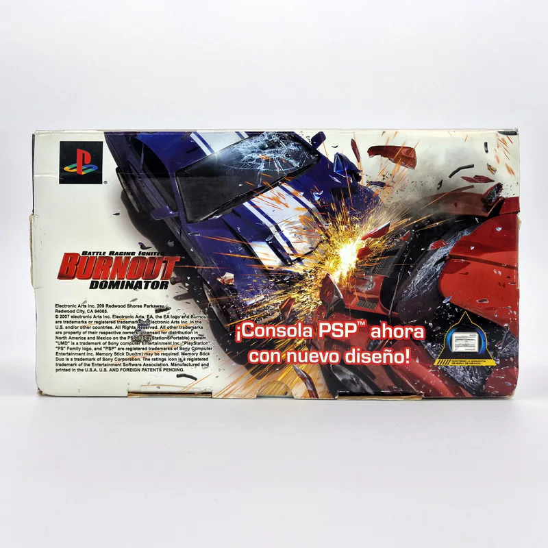 PSP 2010 Piano Black - Burnout Dominator Edition (Mexico) - Bild 2 von 7