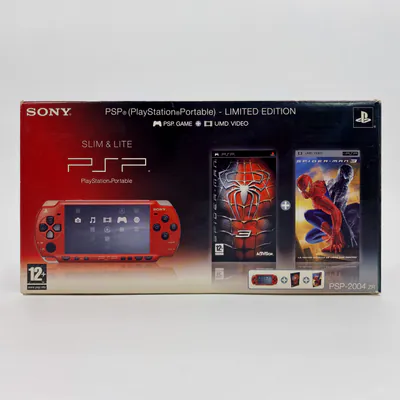 PSP 2004 Red and Black - Spiderman 3 Limited Edition (Spain)