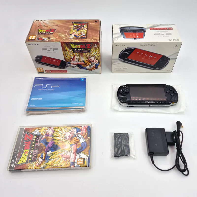 PSP 3004 Piano Black - Dragon Ball Z Tenkaichi Tag Team Edition (Spain) - Image 2 of 5
