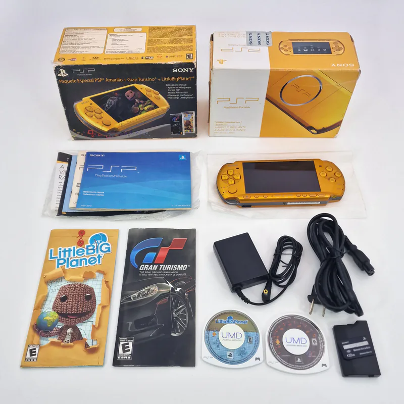 PSP 3010 Bright Yellow - Little Big Planet & Gran Turismo Limited Edition (Mexico) - 圖片 2/5