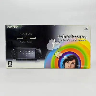 PSP 2004 Slim & Lite Piano Black - Echochrome Edition Bundle (Spain)