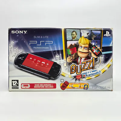 PSP 3004 Piano Black - Buzz Quem É o Génio Portugês? Edition (Portugal)