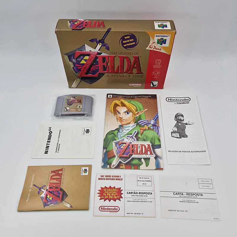 The Legend of Zelda Ocarina of Time Big Box - Gradiente (Brazil) Nintendo 64, Limited Edition - 圖片 2/20