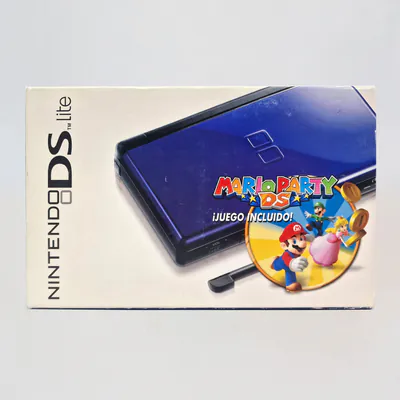 Nintendo DS Lite Colbat Blue & Black - Mario Party DS Bundle (Mexico)