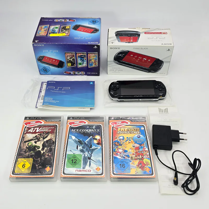PSP 3004 Piano Black - Marktkauf PSP Essentials Bundle (Germany) - Immagine 2 di 6